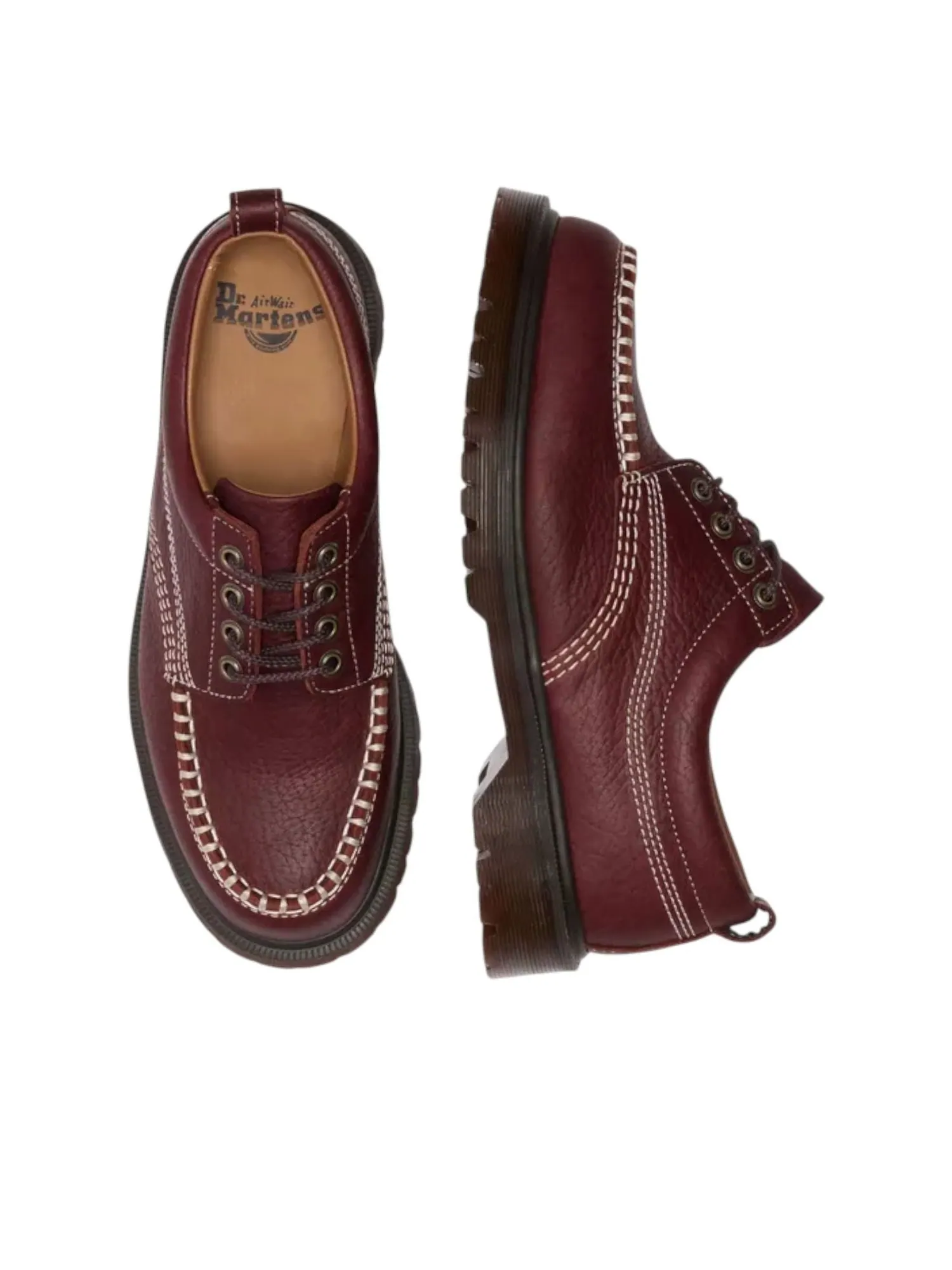 Кроссовки Dr. Martens Lowell Lace Up Moc Toe Russet Red — изображение 6 из 6, красный