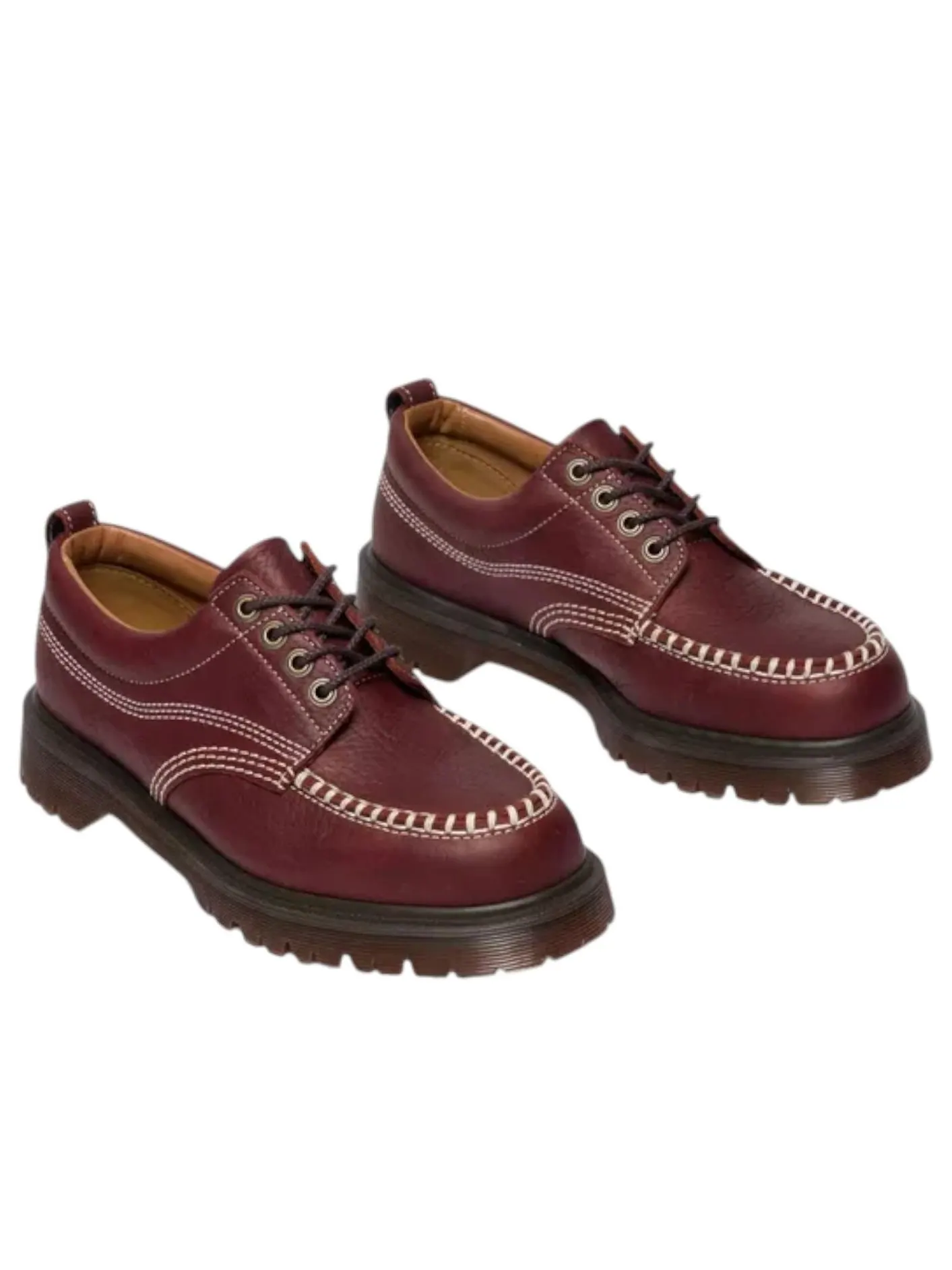 Ботинки Dr. Martens Lowell Lace Up Moc Toe Russet Red — изображение 2 из 6, красный