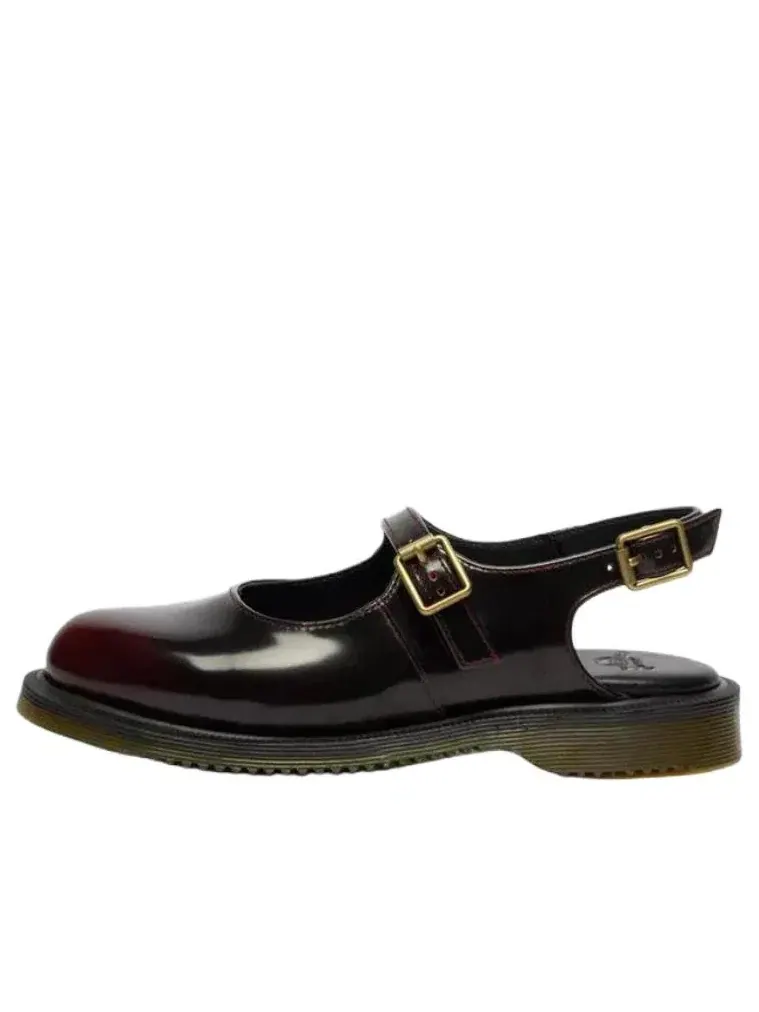 Туфли женские Dr. Martens Madaline Mary Jane кожаные без застежки — изображение 1 из 6, красный