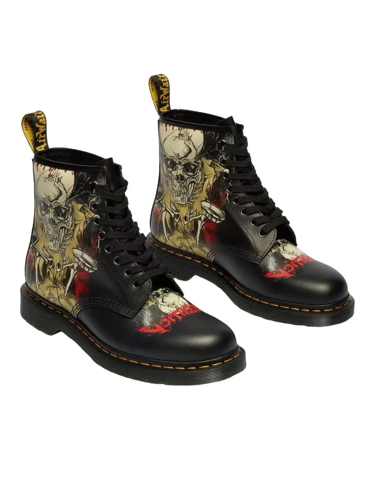 Ботинки мужские Dr. Martens 1460 Metallica, кожаные, шнуровка — изображение 3 из 4, мульти