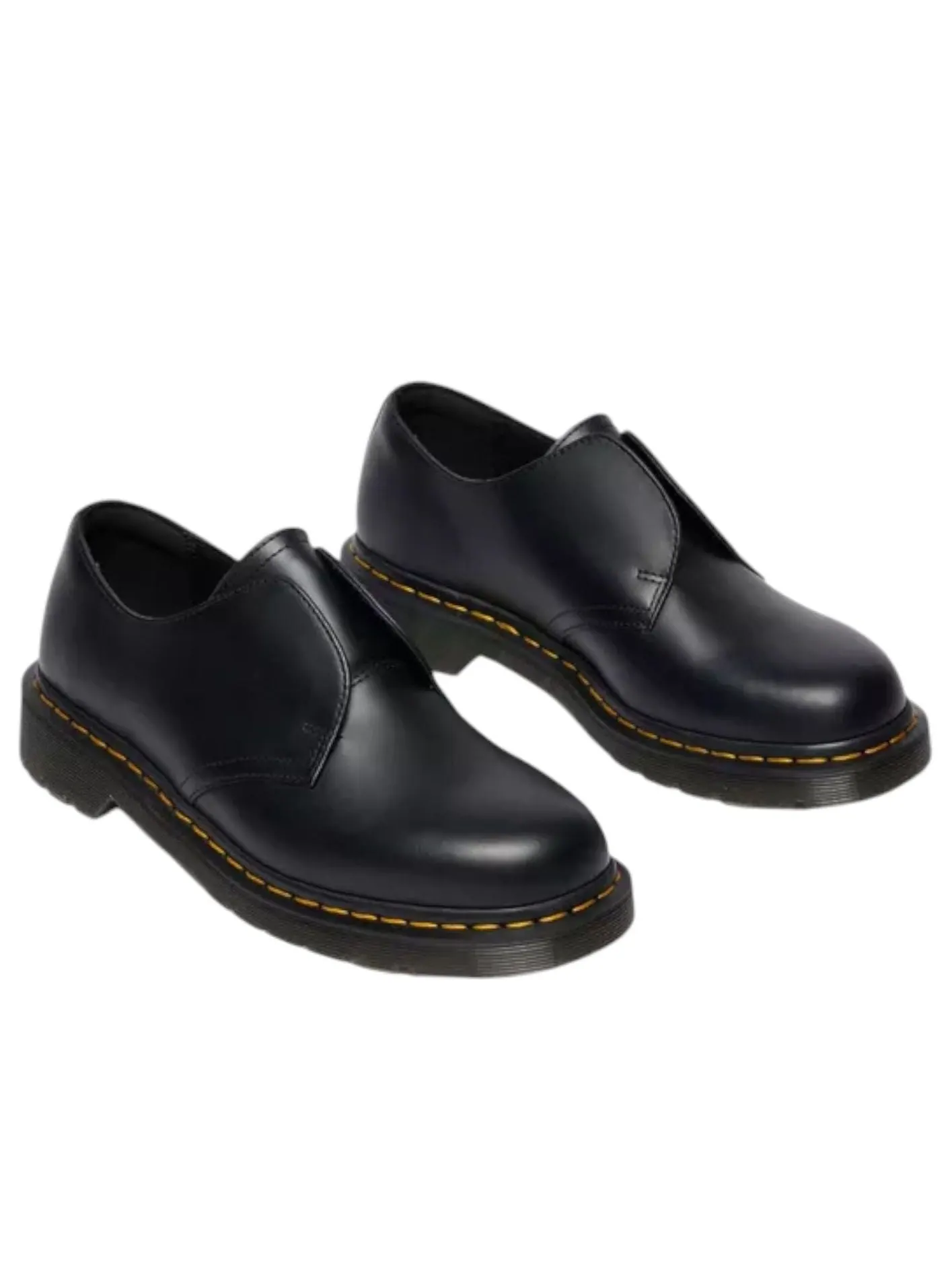Кроссовки Dr. Martens 1461 Laceless Smooth Slip On, без завязок — изображение 2 из 5, черный