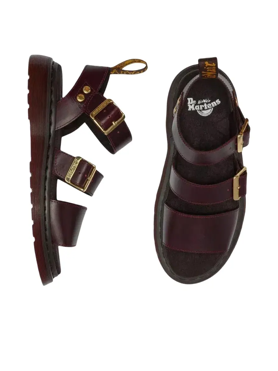 Сандалии женские Dr. Martens Charro, кожаные гладиаторы — изображение 5 из 6, коричневый