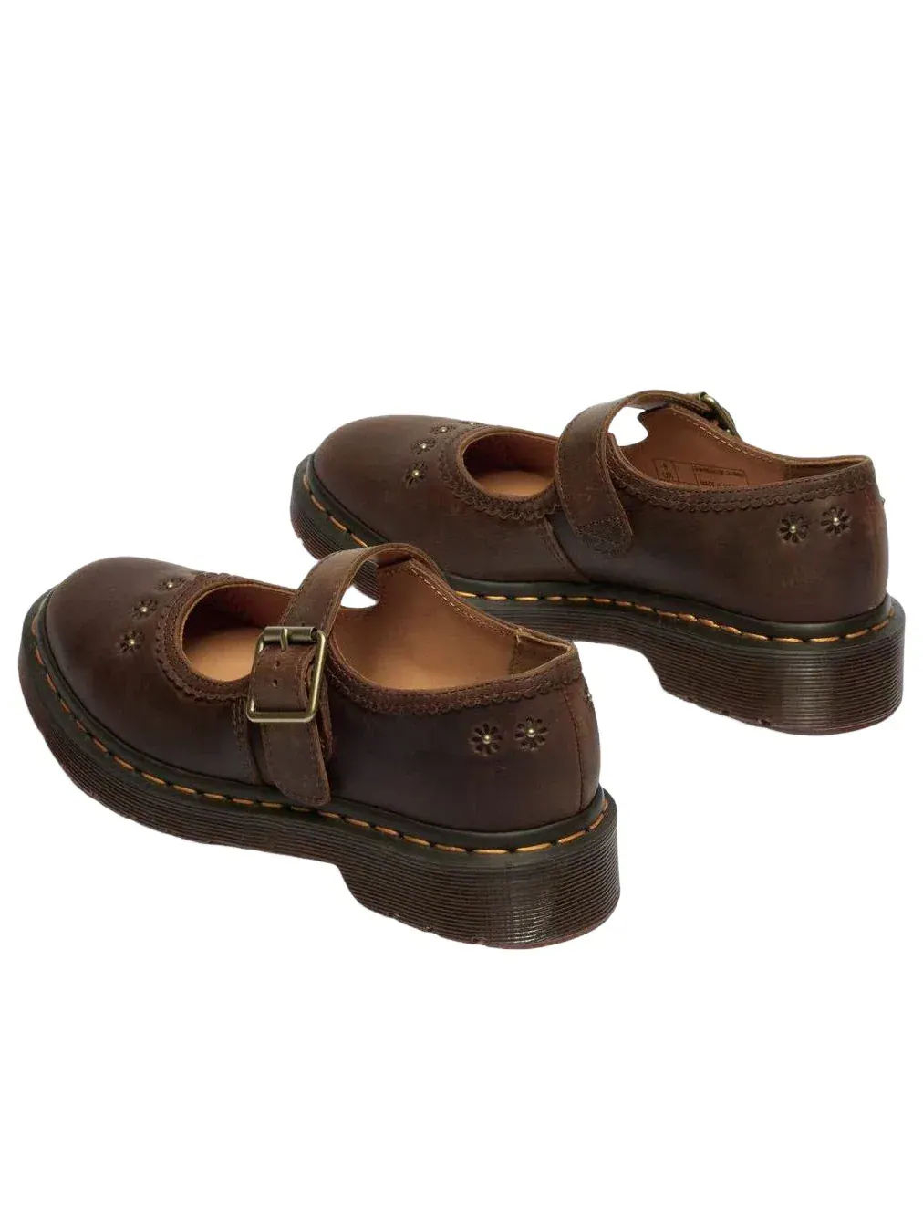 Туфли Dr. Martens Mary Jane Flower — изображение 4 из 4, коричневый