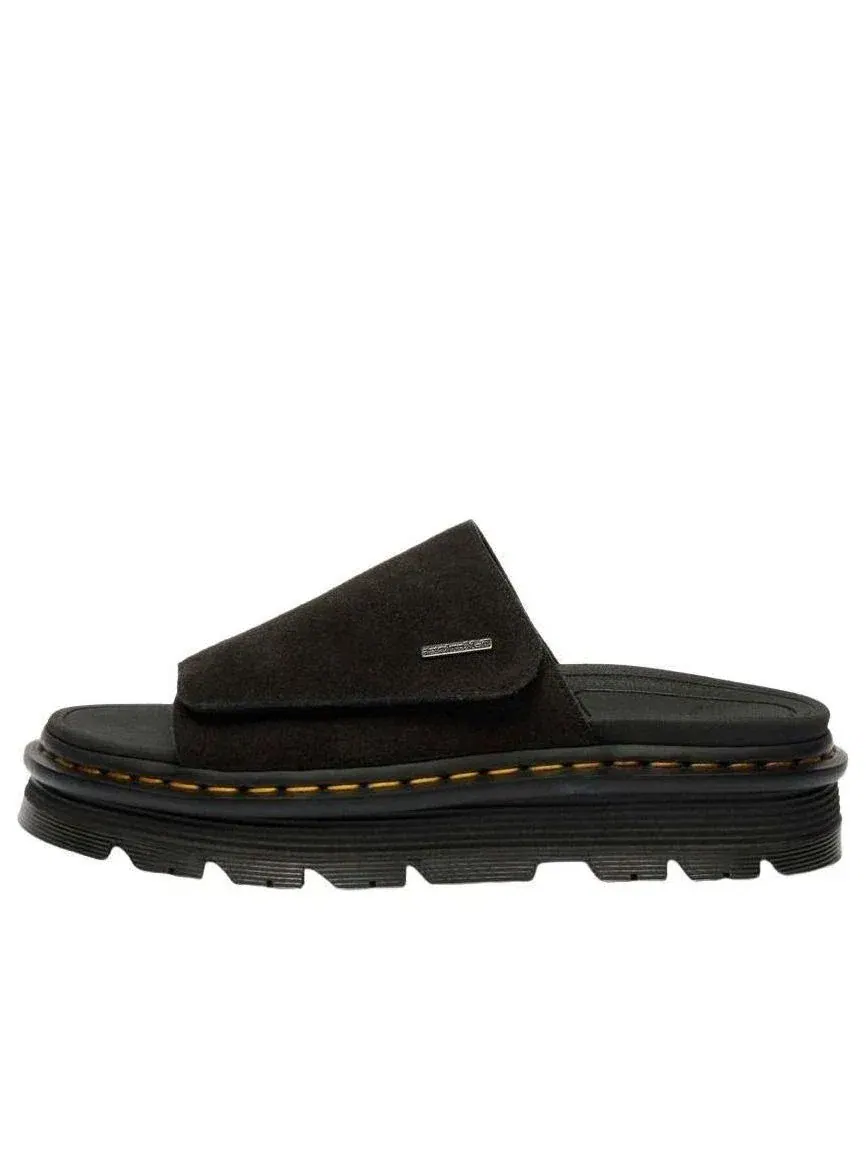 Сандалии Dr. Martens Zebzag Slide Sandal, кожаные — изображение 1 из 8, черный