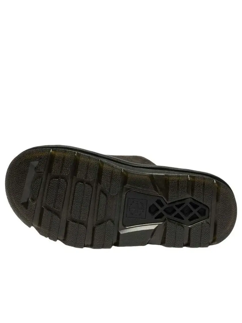 Сандалии Dr. Martens Zebzag Slide Sandal, кожаные — изображение 3 из 8, черный