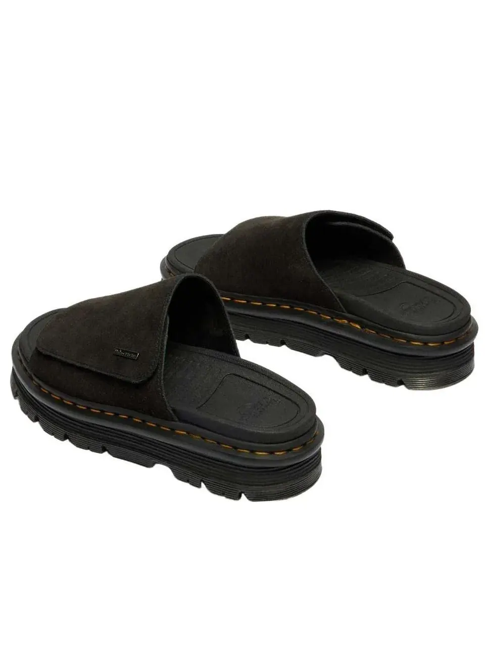 Сандалии Dr. Martens Zebzag Slide Sandal, кожаные — изображение 5 из 8, черный