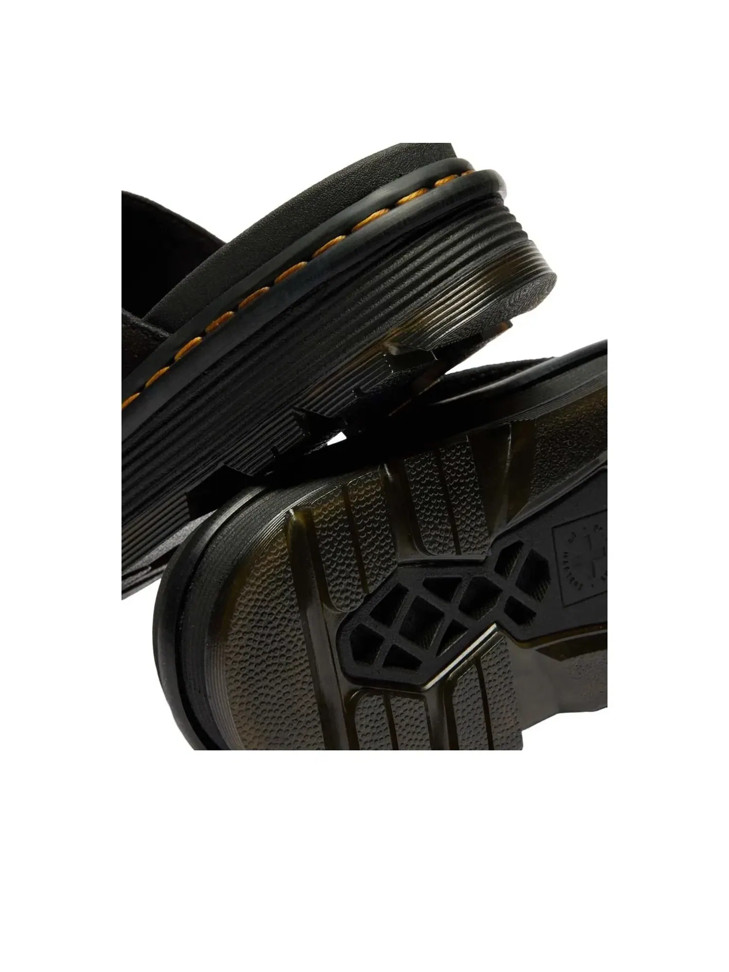 Сандалии Dr. Martens Zebzag Slide Sandal, кожаные — изображение 7 из 8, черный