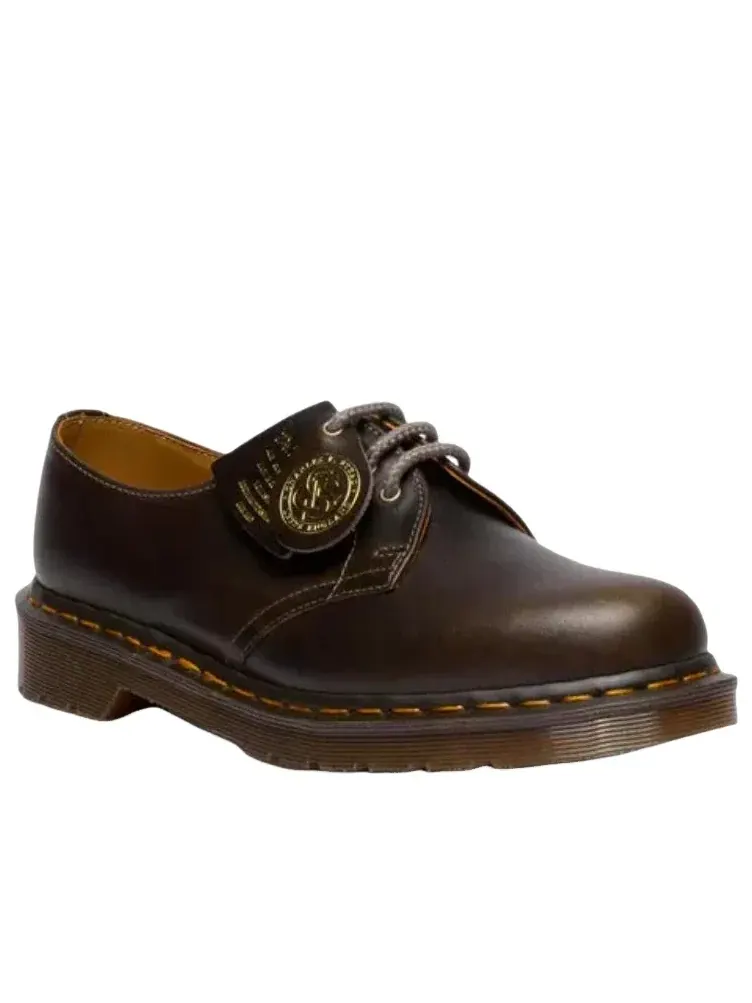 Ботинки Dr. Martens 1461, кожаные — изображение 2 из 5, коричневый