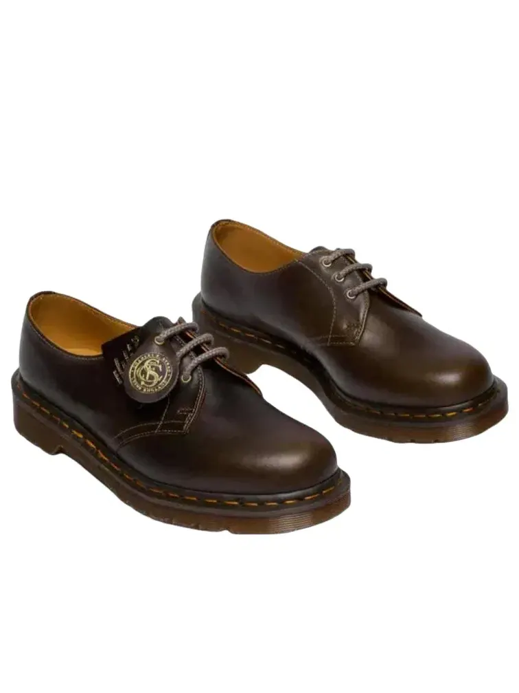 Ботинки Dr. Martens 1461, кожаные — изображение 3 из 5, коричневый
