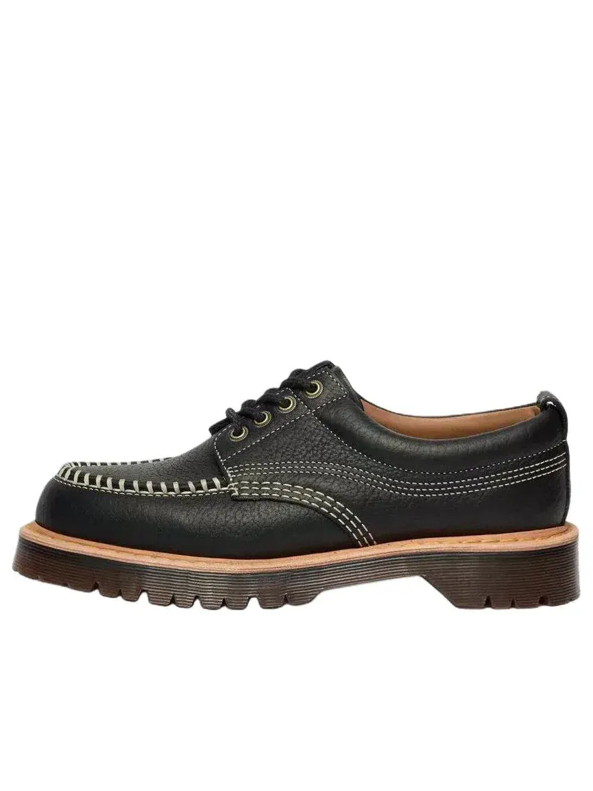 Лоферы Dr. Martens Lowell Black, кожаные — изображение 1 из 7, черный