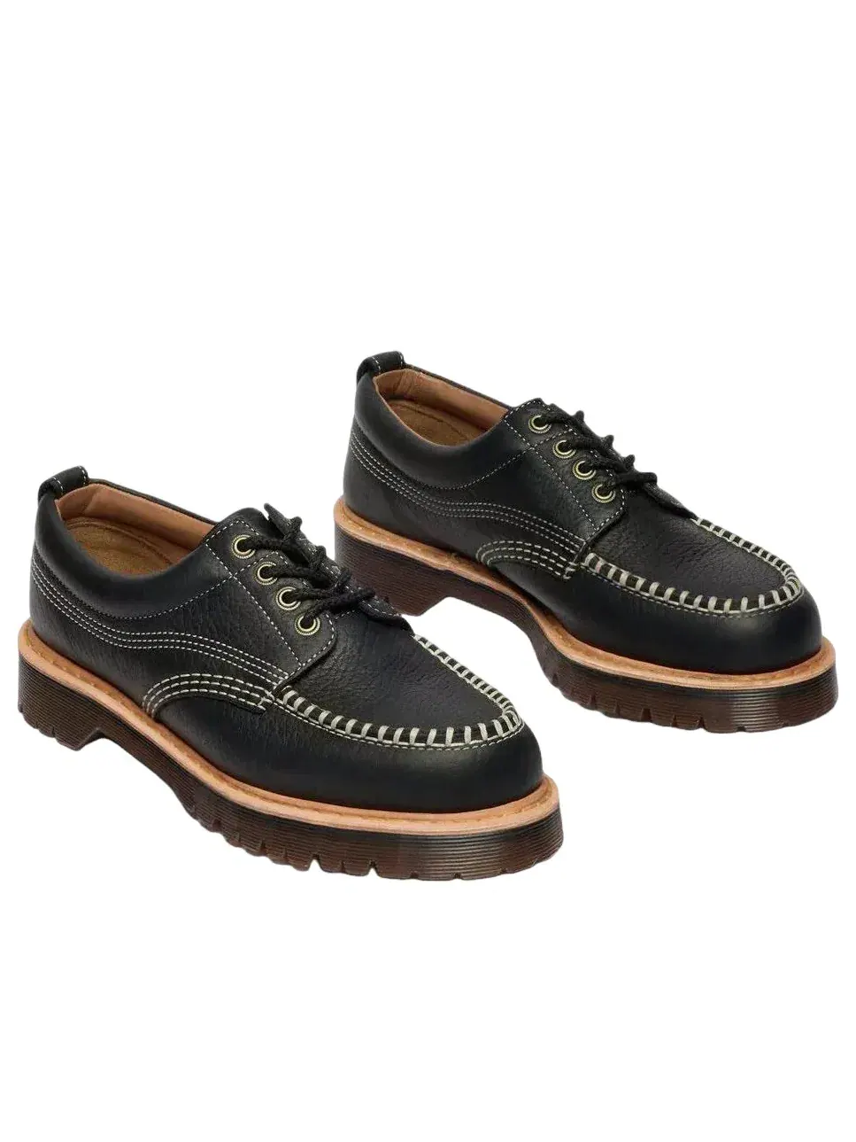 Лоферы Dr. Martens Lowell Black, кожаные — изображение 3 из 7, черный