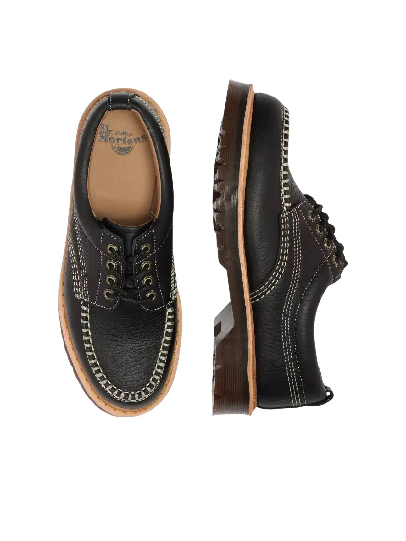 Лоферы Dr. Martens Lowell Black, кожаные — изображение 5 из 7, черный