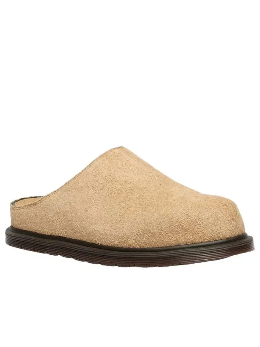 Мюли мужские Dr. Martens San Hairy Suede, замшевые — изображение 2 из 8, бежевый