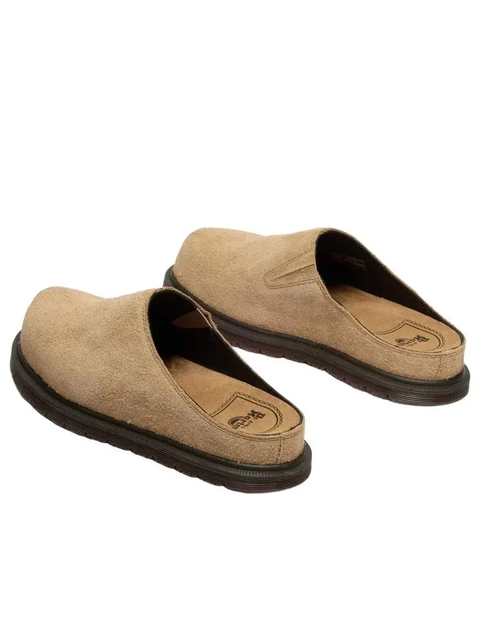 Мюли мужские Dr. Martens San Hairy Suede, замшевые — изображение 4 из 8, бежевый