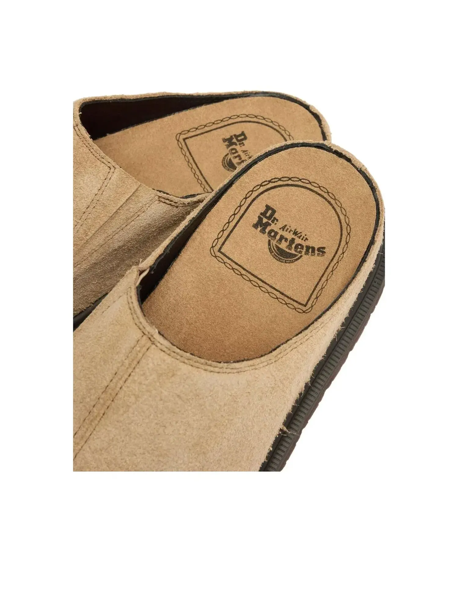 Мюли мужские Dr. Martens San Hairy Suede, замшевые — изображение 7 из 8, бежевый
