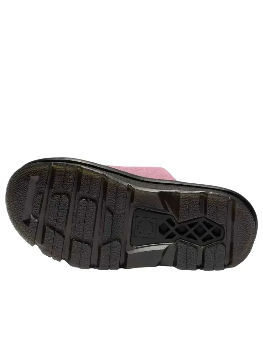 Шлепанцы Dr. Martens Zebzag Slides 'Dusty Rose', замша — изображение 5 из 5, розовый