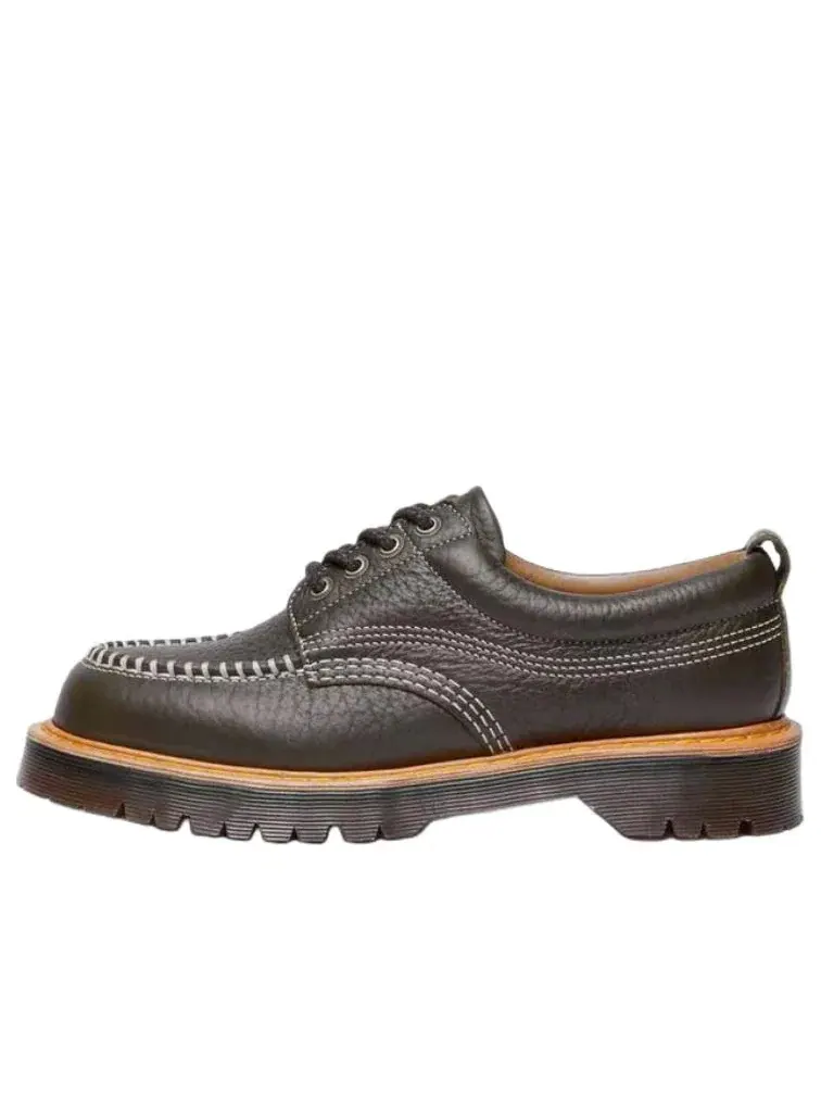 Лоферы Dr. Martens Lowell Dms Olive, кожаные — изображение 1 из 6, коричневый