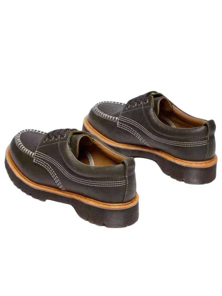 Лоферы Dr. Martens Lowell Dms Olive, кожаные — изображение 4 из 6, коричневый