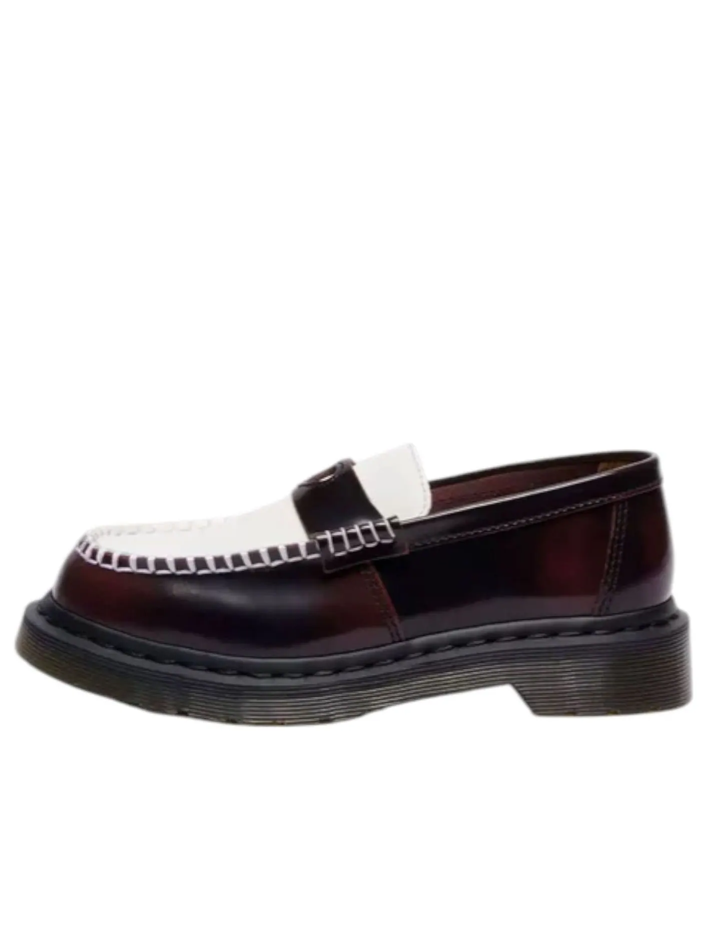 Лоферы женские Dr. Martens Penton Heart Two-Tone Arcadia — изображение 1 из 6, красный/белый