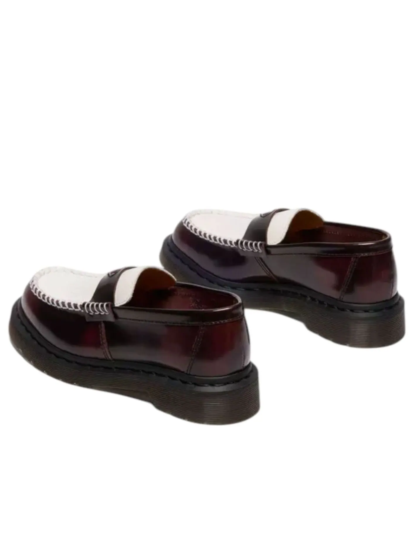 Лоферы женские Dr. Martens Penton Heart Two-Tone Arcadia — изображение 4 из 6, красный/белый