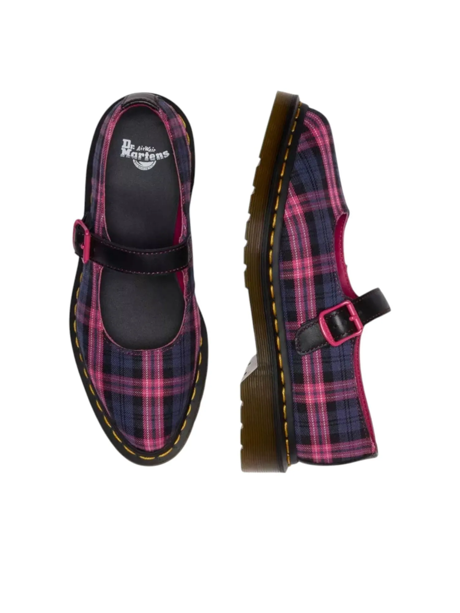 Кроссовки Dr. Martens Elphie MJ Tartan, низкие — изображение 5 из 6, мульти