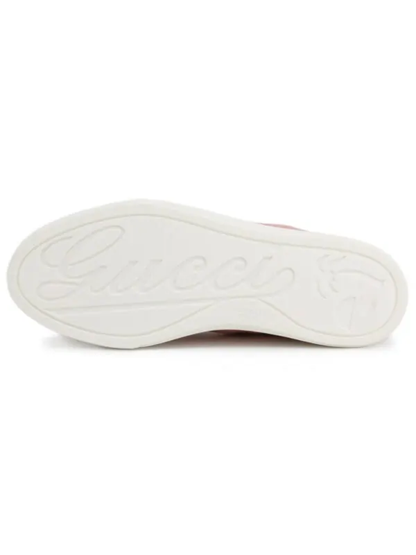 Кроссовки gg high 'logo print - soft pink' Gucci — изображение 4 из 4, розовый/розовый