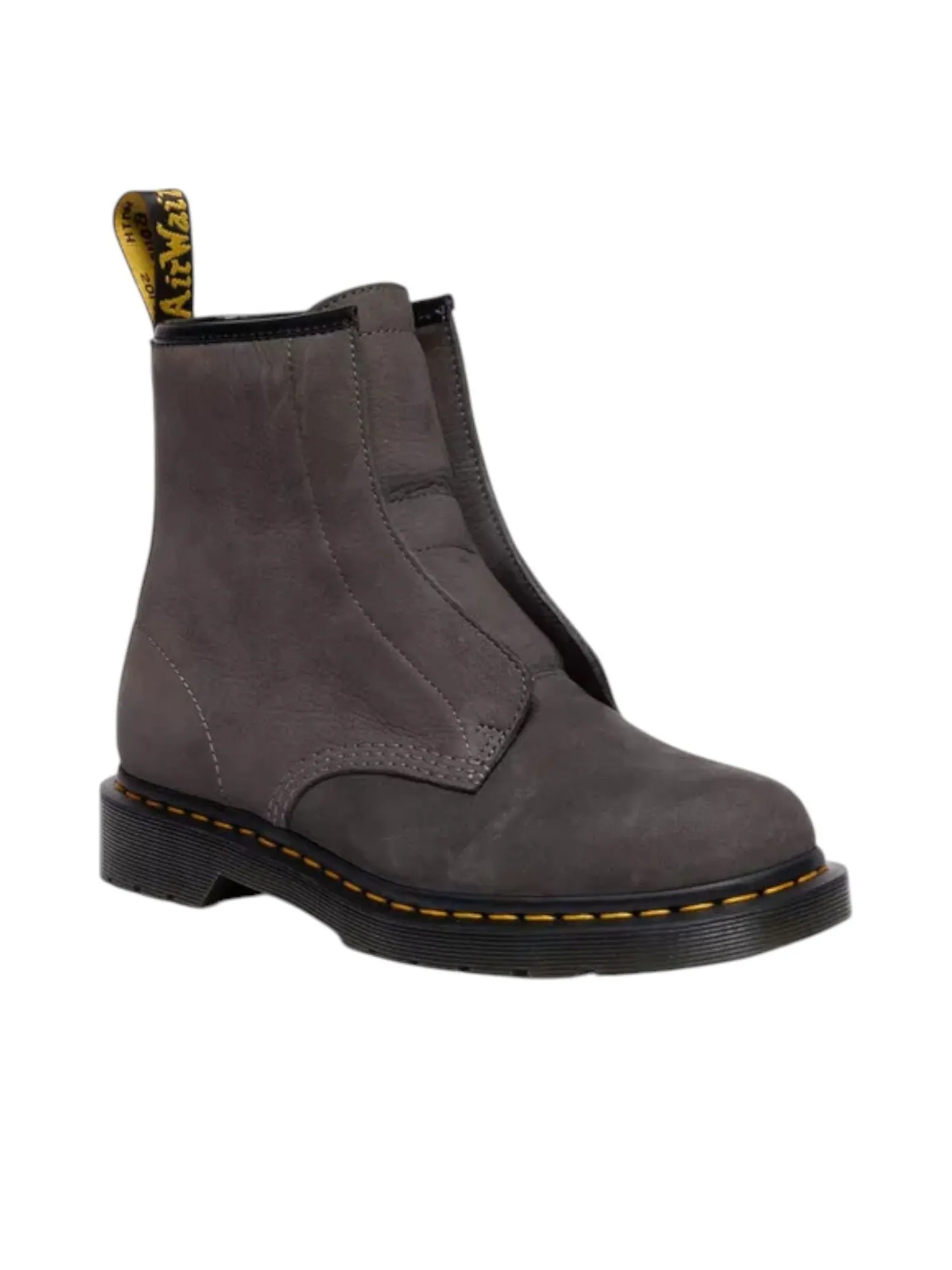 Ботинки Dr. Martens 1460 Laceless из нубука, цвет оружейная сталь — изображение 5 из 5