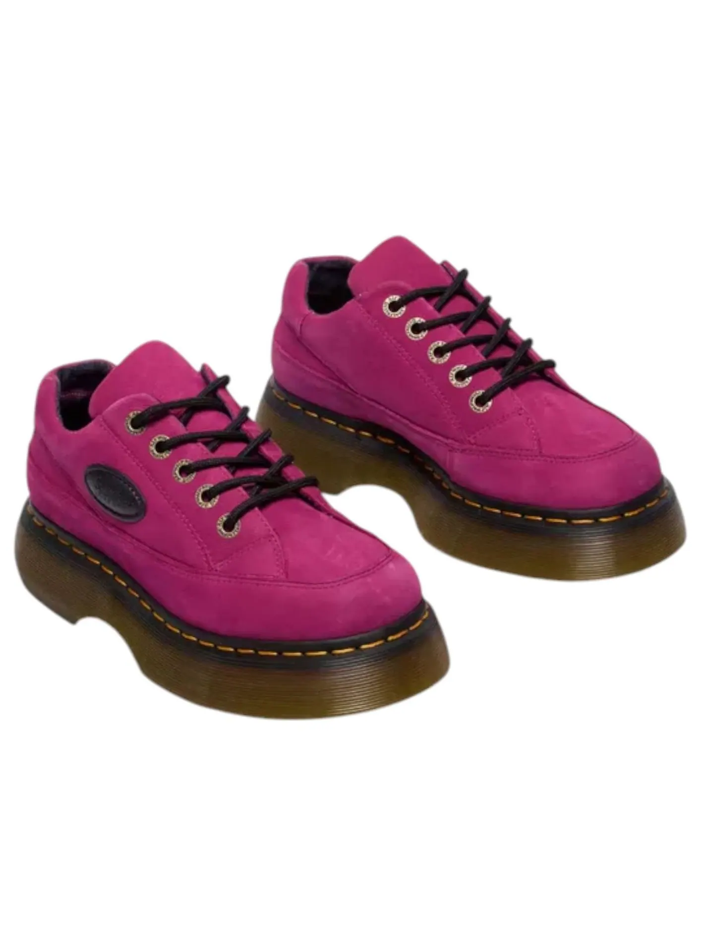Ботинки Dr. Martens BUZZ 5-EYE Milled Nubuck — изображение 2 из 5, розовый