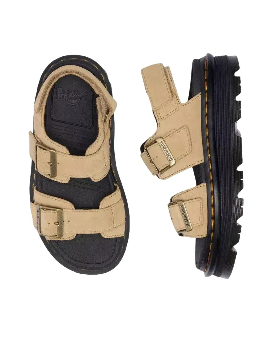 Сандалии женские Dr. Martens Zebzag Rigger, замша — изображение 5 из 6, бежевый