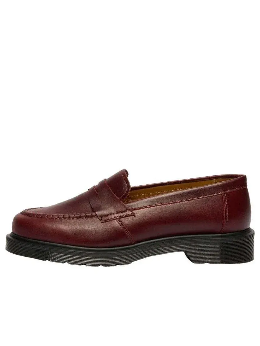Лоферы Dr. Martens MIE Delapre Penny Loafer бордовые — изображение 1 из 9, бордовый