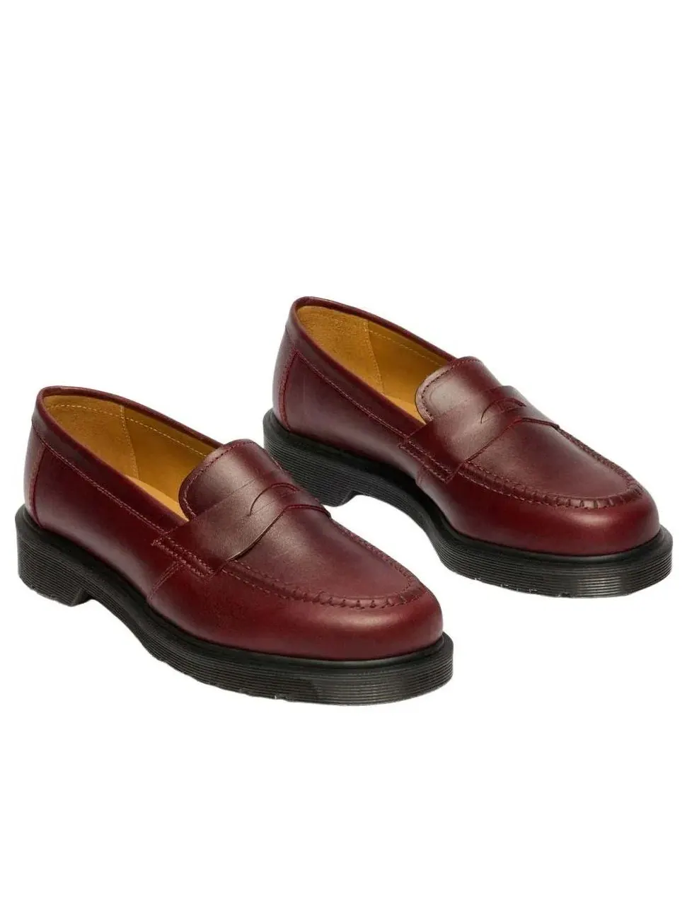 Лоферы Dr. Martens MIE Delapre Penny Loafer бордовые — изображение 3 из 9, бордовый