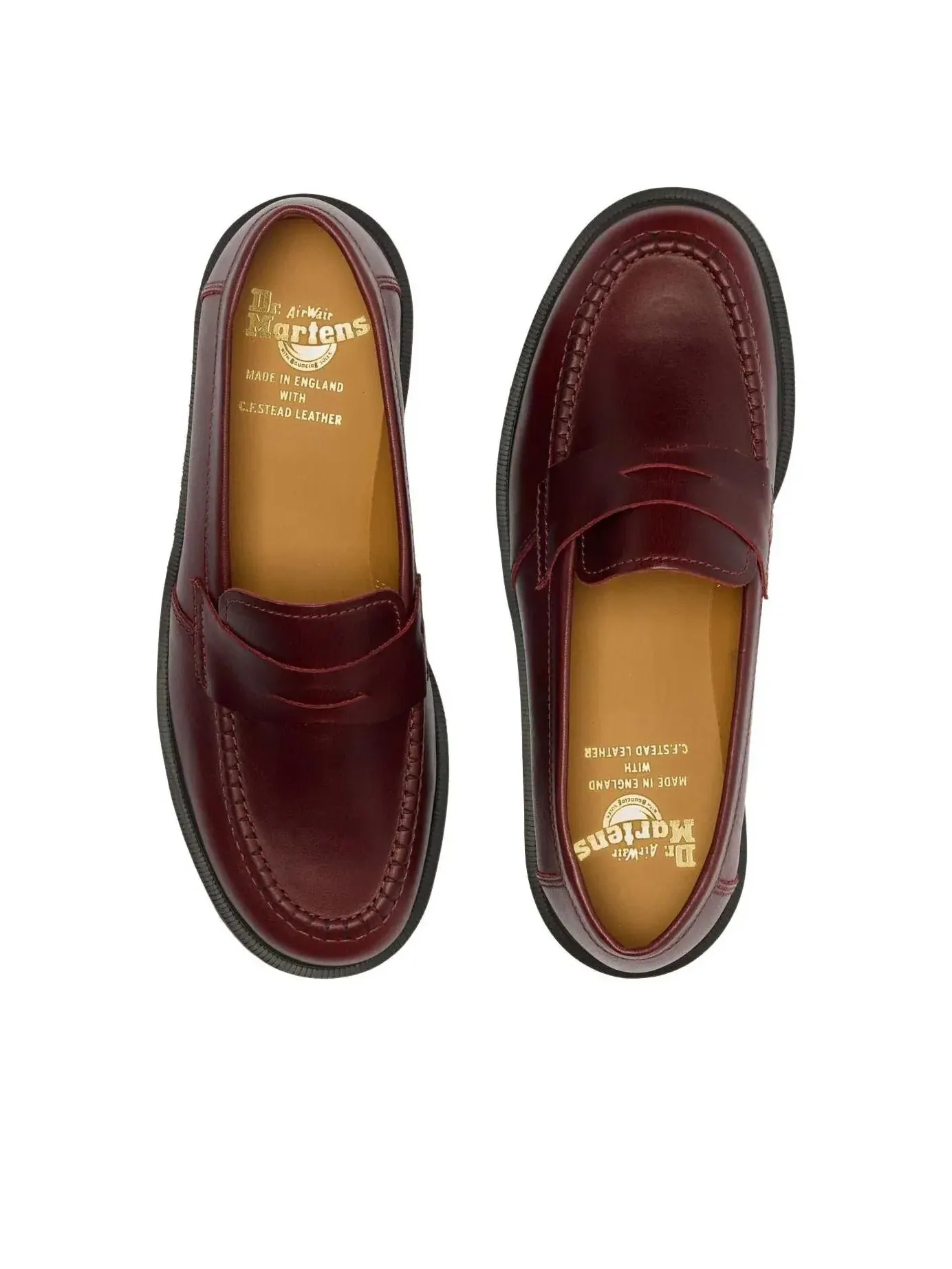 Лоферы Dr. Martens MIE Delapre Penny Loafer бордовые — изображение 4 из 9, бордовый