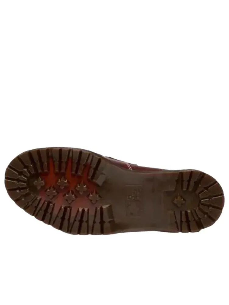 Лоферы женские Dr. Martens Adrian из кожи Orleans Leather с кисточками — изображение 7 из 7, красный