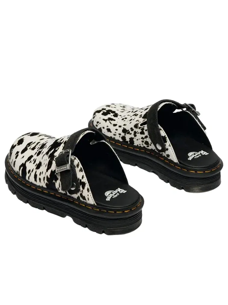 Мюли Dr. Martens Zebzag Mule 'Dalmatian', кожаные — изображение 3 из 4, белый