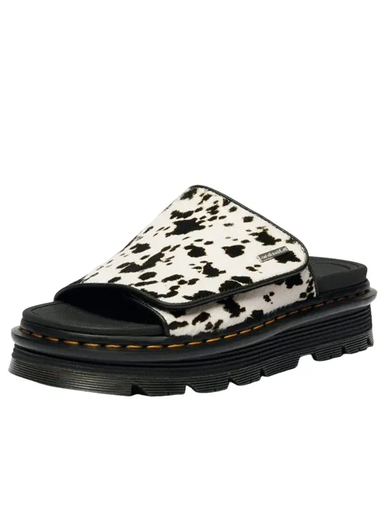 Сандалии Dr. Martens Zebzag Slide Sandal 'Dalmatian' — изображение 2 из 5, белый