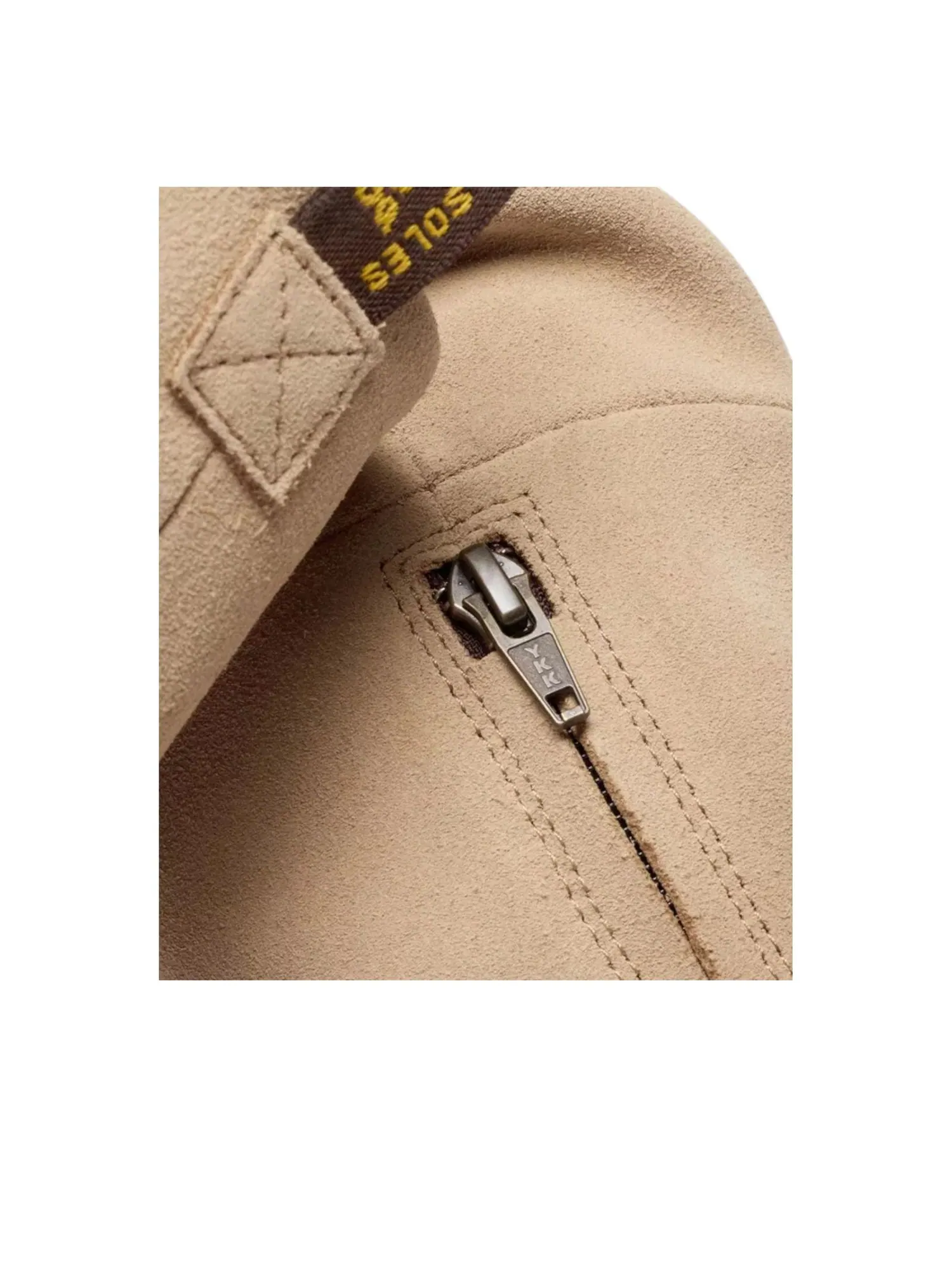 Ботинки женские Dr. Martens Kasey замшевые высокие на каблуке Savannah Tan — изображение 4 из 5, коричневый