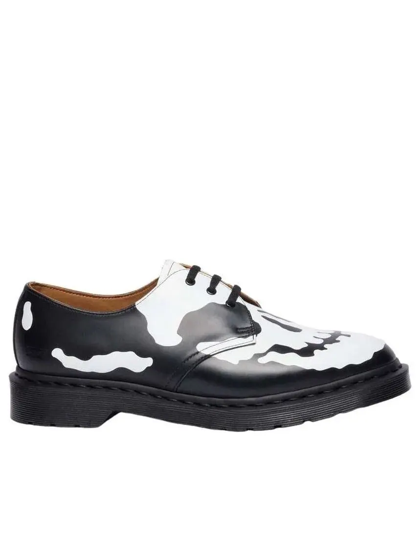Туфли мужские Dr. Martens Oxford 1461 Supreme, кожаные, с принтом — изображение 1 из 9, черный