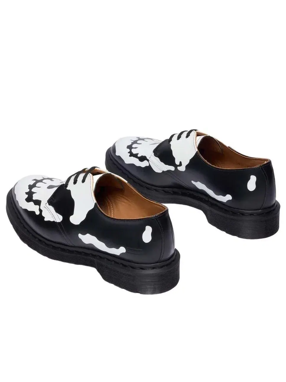 Туфли мужские Dr. Martens Oxford 1461 Supreme, кожаные, с принтом — изображение 6 из 9, черный