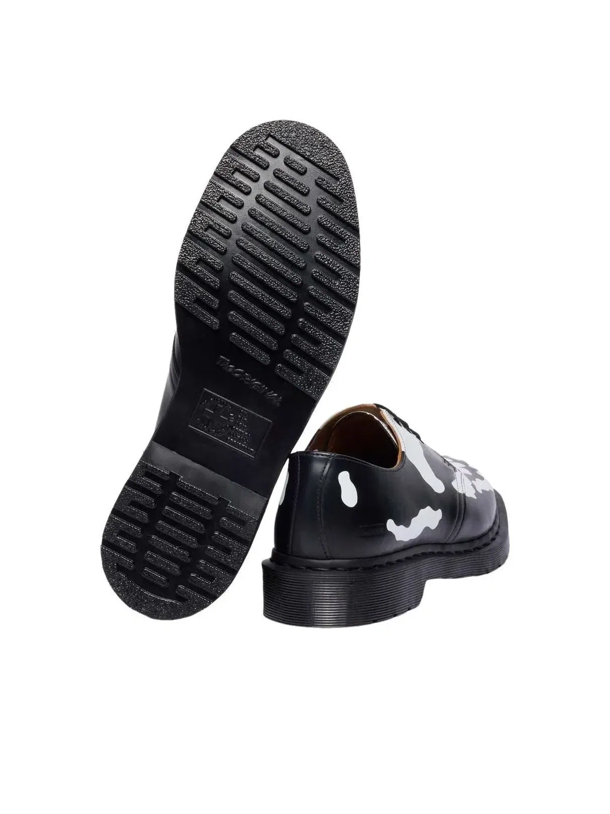 Туфли мужские Dr. Martens Oxford 1461 Supreme, кожаные, с принтом — изображение 7 из 9, черный