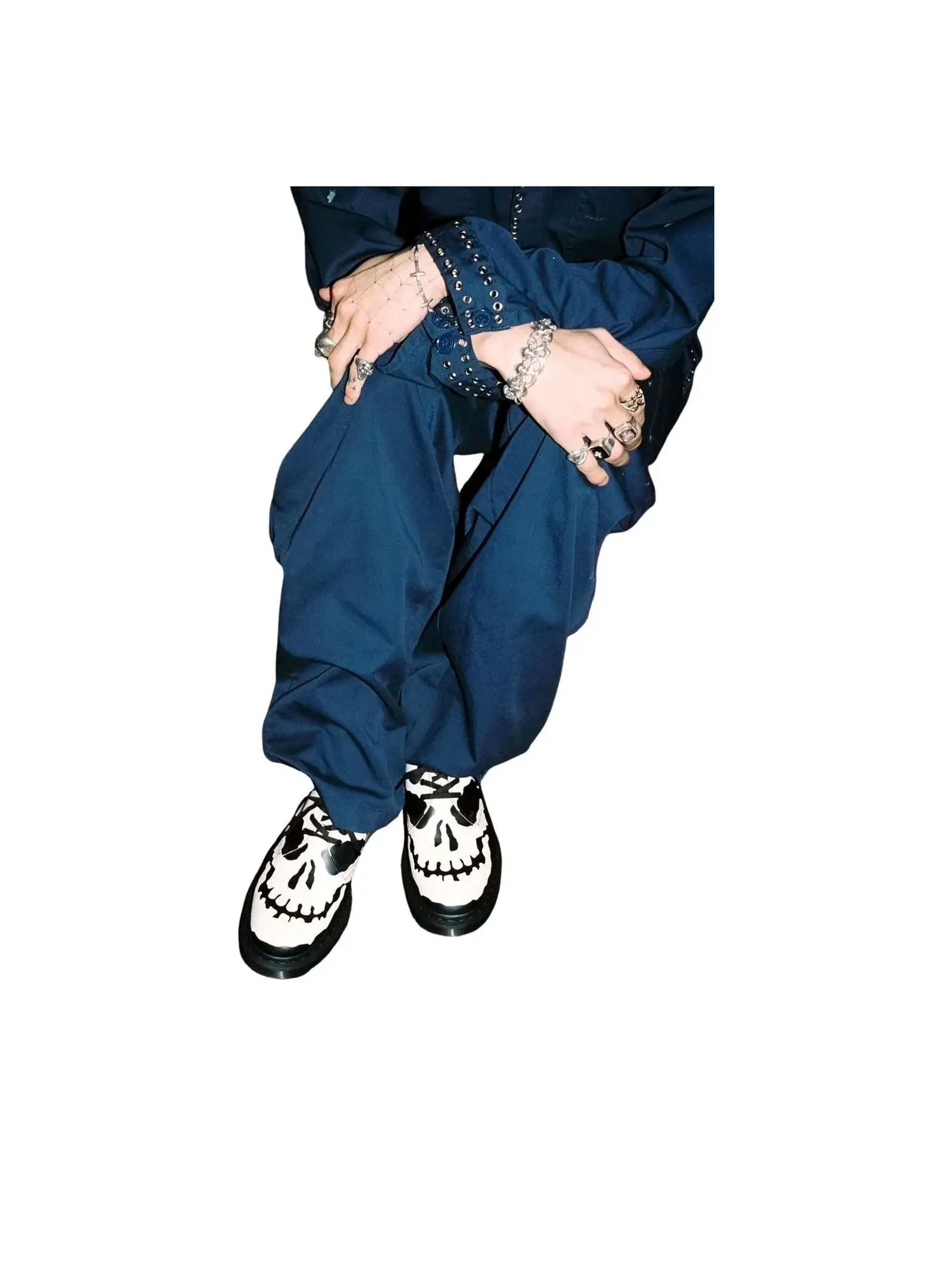 Туфли мужские Dr. Martens Oxford 1461 Supreme, кожаные, с принтом — изображение 9 из 9, черный