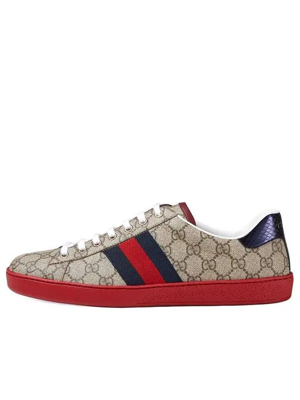 Кроссовки ace gg supreme 'beige' Gucci — изображение 1 из 4, бежевый