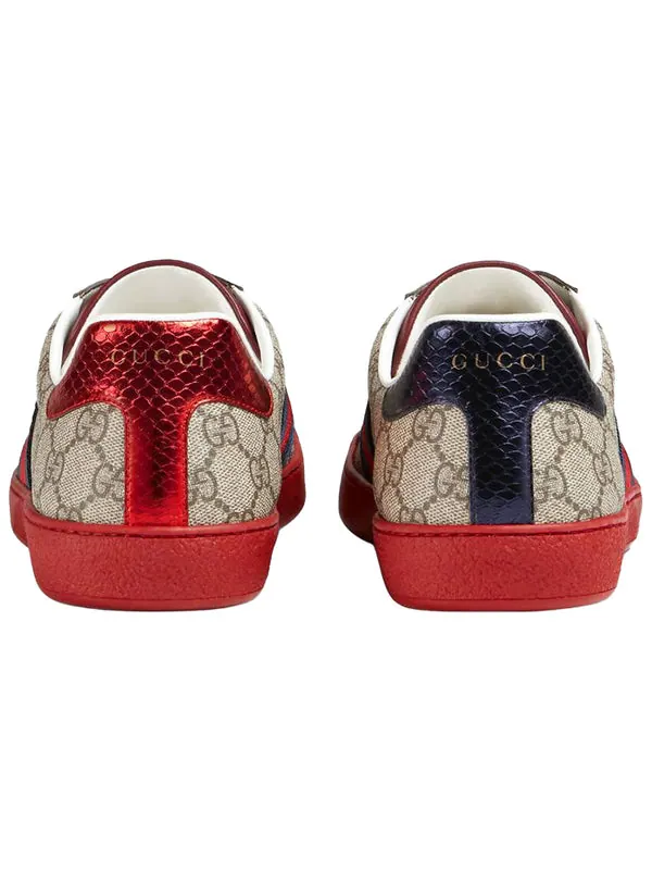 Кроссовки ace gg supreme 'beige' Gucci — изображение 4 из 4, бежевый