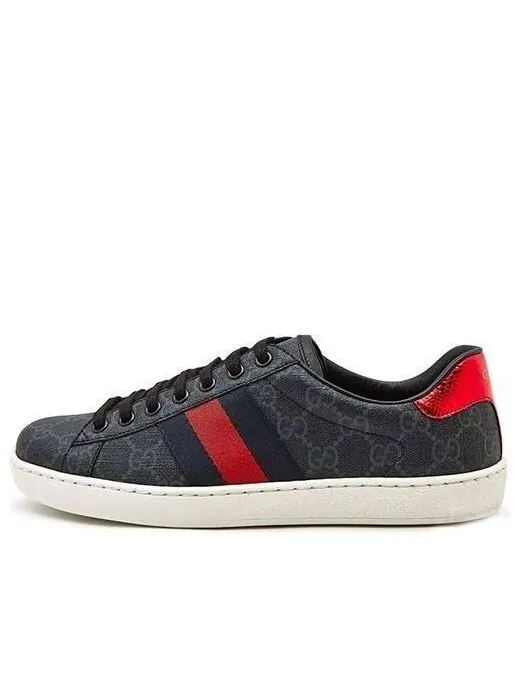 Кроссовки ace gg supreme 'black grey' Gucci — изображение 1 из 4, черный