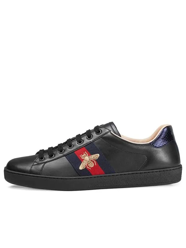 Кроссовки ace embroidered Gucci — изображение 1 из 4, черный