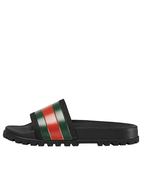 Сандалии web slide 'black' Gucci — изображение 1 из 4, черный