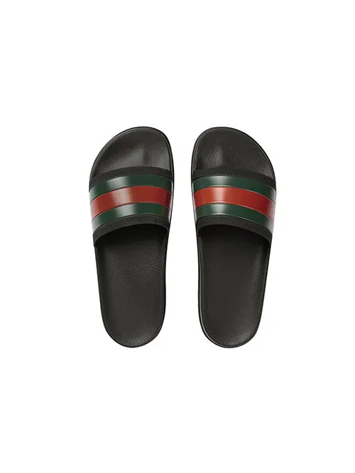 Сандалии web slide 'black' Gucci — изображение 3 из 4, черный