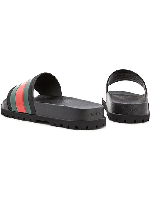 Сандалии web slide 'black' Gucci — изображение 4 из 4, черный