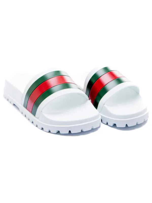 Сандалии web slide 'white' Gucci — изображение 3 из 4, белый