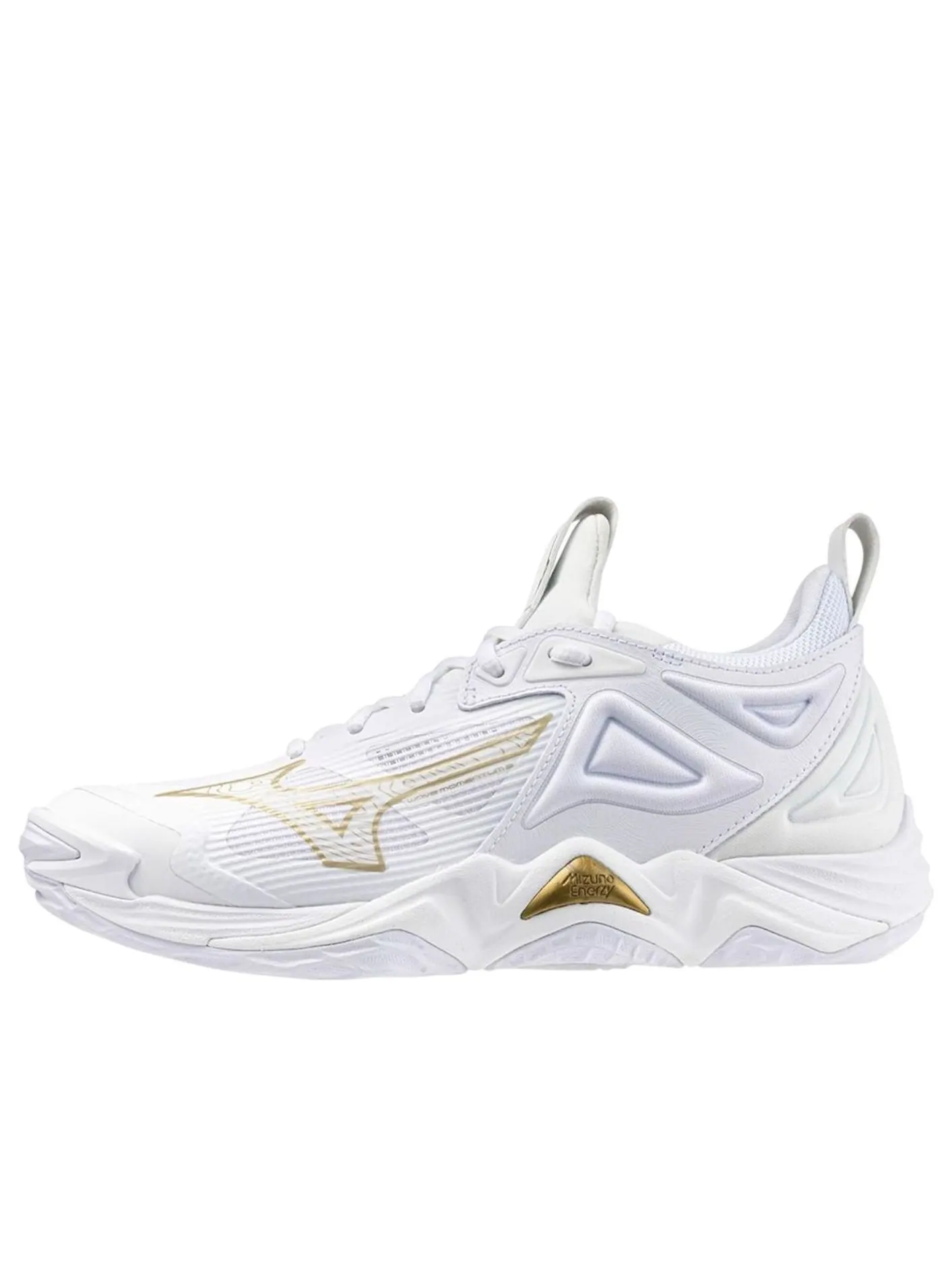 (WMNS) Mizuno Wave Momentum 3 'White Gold' — изображение 1 из 5, белый/золотистый