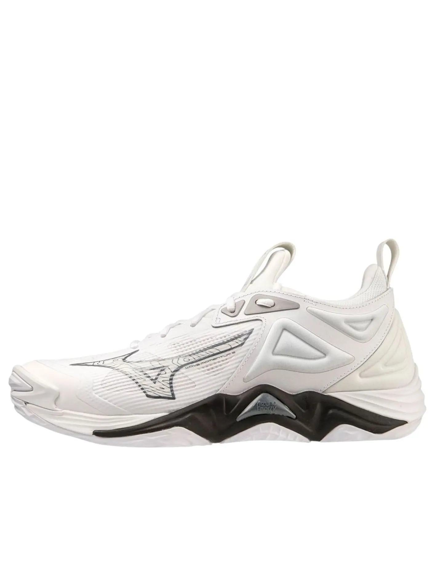 (WMNS) Mizuno Wave Momentum 3 'White Black' — изображение 1 из 5, белый/черный